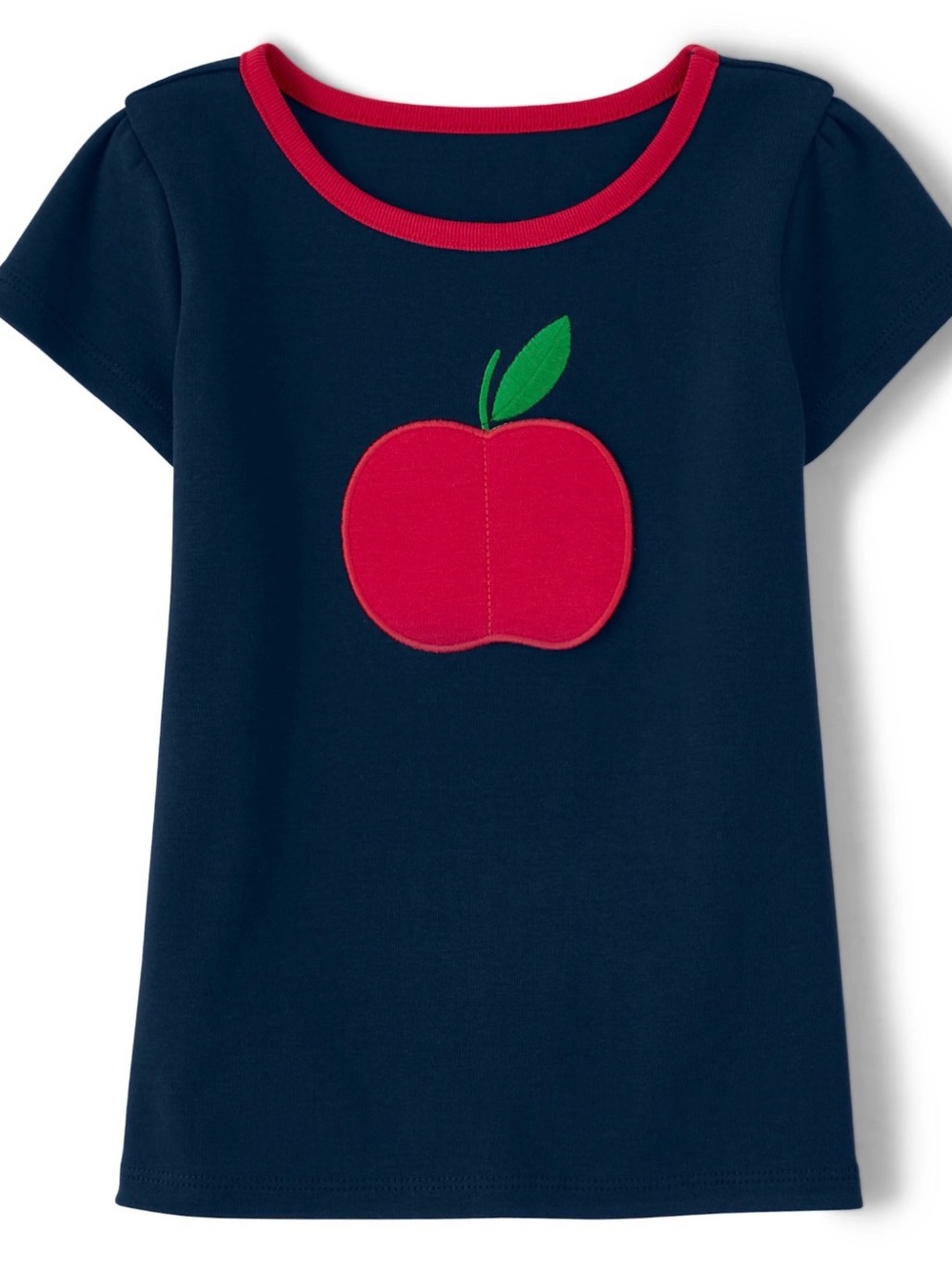Gymboree Teacher’s Favorite Peek-a-Boo Patch Apple Tshirt